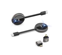 HDMI sans Fil Émetteur et Récepteur 5G, 4K Transmetteur HDMI sans Fil, Wireless Transmitter Receiver 50M, Vidéo/Audio Streaming de Laptop/TV Box/PC/Blu-Ray/PS vers Télévision/Projecteur/Moniteur