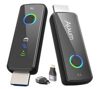 HDMI sans Fil Émetteur et Récepteur, Streaming sans Fil 4K pour PC/Ordinateur Portable vers TV/projecteur, Renforcement du Signal 50M, Plug & Play pour Le Gaming et Les Réunions Professionnelles