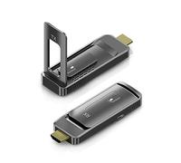 HDMI sans Fil, TIMBOOTECH Émetteur et Récepteur HDMI sans Fil, Antenne Pliable, Canal Réglable, 1080P@60 Hz, Flux Vidéo & Audio 5G, PourPrdinateur Portable, Appareil Photo vers Moniteur,Projecteur,TV