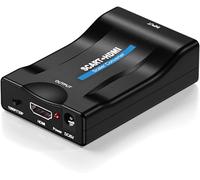 Hdmi Scart Adapter, Scart To Hdmi Converter With Usb Power Cable Scart To Hdmi Converter Full Hd 720P/1080P, Audio Video Converter For Sky Hd Blu Ray Ps3 Tv Cr