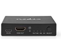 HDMI™ Switch | 3-Port(s) | 3x HDMI™ Input | HDMI™ Output | 8K@60Hz | 45 Gbps | Télécommandé | Aluminium | Anthracite