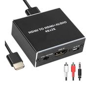 HDMI Switch, 4K HDMI Switcher 2 Input 1 Output, 1 Input 2 Output