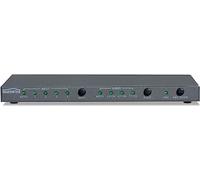HDMI Switch Avec Extracteur Audio - Marmitek Connect 621 UHD 2.0 - HDMI 2.0 - 4K60 - HDR - ARC - sortie audio numérique et analogique - 4 IN / 1 OUT- commutation automatique - Toslink - HDCP 2.2