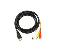 HDMI vers RCA câble 1.5 m HDMI mâle vers 3RCA vidéo audio AV Component câble adaptateur convertisseur pour HDTV DVD de PC et la plupart des