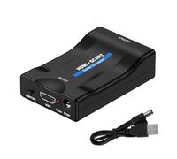HDMI vers Scart Adaptateur Convertisseur HDMI vers Péritel 720/1080P Vidéo Audio Compatible avec NTSC/PAL pour Sky HD Blu-Ray Lettore HDTV STB VHS Xbox PS4 DVD PC CR