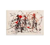 HDMMXEN Jackson Pollock Paintings《Number 24》Poster imprimé sur toile Peinture murale Art Décoration d'intérieur moderne Idée 20 x 30 cm