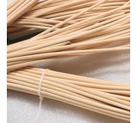 HDMOZUYT 4mm/25m Sangle Rouleau de Cannage pour Chaise Fauteuil, Naturel Ronde Rotin Osier pour Vannerie, Tuyau Rotin à Tresser Tressé Matériel de Réparation en Osier Bambou pour Meubles Bricolage