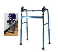 HDMOZUYT Cadre de Marche léger Pliable en Aluminium, Marcheur Standard pour Monter Les escaliers, Aide à la mobilité pour Les Personnes âgées