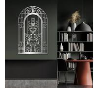 HDMOZUYT Décoration Murale en Arche - Art en métal pour Le Salon (Art Mural en métal 30" L x 19" l)