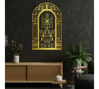 HDMOZUYT Décoration Murale en Arche - Art en métal pour Le Salon (Art Mural en métal 45,7 cm (L) x 28 cm (l))