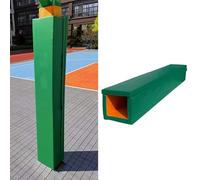 HDMOZUYT Protection carrée pour Poteau de Basket-Ball, Compatible avec Les poteaux de 4x4 à 8x8 Pouces, barrière de Protection pour Gymnase et Garage, recouverte sur Tous Les côtés, 8x8 Pouces (