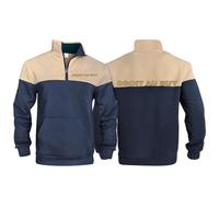 HDOEHLXF Sweat Shirt Zippé d'hiver pour Homme Imprimé P.D.Marseille Pull Chaud À Manches Longues en Polaire Légère avec Poche pour Le Sport Les Loisirs Et Le Travail-Blue||3X_l