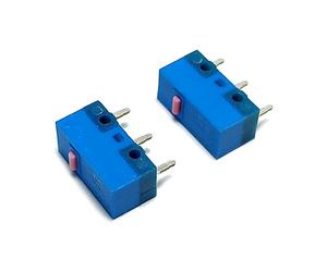 HDOYTXXM 2 pièces/Paquet Micro-Interrupteur de Souris à Points Roses Originaux 80 Millions de clics Souris de Bouton-Poussoir momentané Interrupteur de Fin de Course Huano Dot Switches