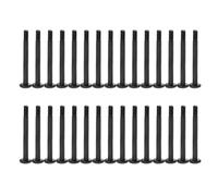 HDOYTXXM 30 pièces pour boîtier vis de Ventilateur vis de radiateur Plat pour tête taraudage Ensemble radiateur de Refroidissement par Eau D