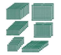 HDOYTXXM 32 pièces de prototypage en fibre de verre 6 trous de montage pour capteurs de résistance LED IC composants carte perforée