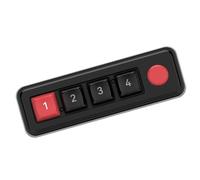 HDOYTXXM 4 touches - Petit clavier - Éclairage mécanique - Pour joueurs et programmeurs - Avec fonction d'échange à chaud - Mécanique