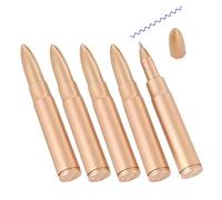 HDOYTXXM 5 pièces ensemble de stylos à bille créatifs 0, 5 mm pointe fine encres bleues ou noires pour étudiants adultes écrivant des notes prenant un journal stylo d ' écriture étudiant
