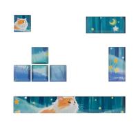 HDOYTXXM 8Key PBTS Cinq colorants latéraux Capuchon de e sous-lit Profil original 6.25 Space ESC Caps de orientation d'entrée pour claviers mécaniques Caps de e clavier mécanique