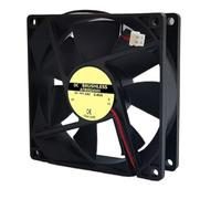 HDOYTXXM 9025 Ventilateur de refroidissement 90 x 25 mm 24 V 0 4a 81,47 CFM Sans fil Double Bealchen 3500 tr/min pour ordinateur Case Serveur Station de travail Cabine