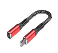 HDOYTXXM Adaptateur de blocage de données type C femelle vers mâle Câble de charge USB C Rallonge prise en charge 5 V 2,4 A