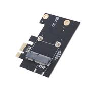HDOYTXXM Adaptateur de carte d'extension demi-PCIE vers PCIE-1X avec carte de connexion pour ordinateurs de bureau