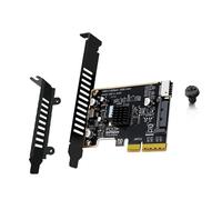 HDOYTXXM Adaptateur de disque avant PCIe-4X USB 3.2 Gen2 haute vitesse avec 20 Gbit/s, type E, design PCB 4 couches