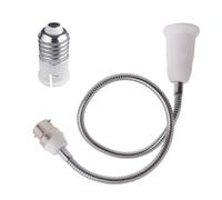 HDOYTXXM Adaptateur de douille de lampe B22 vers E27 - Rallonge de douille E27 - Flexible - Col de cygne réglable