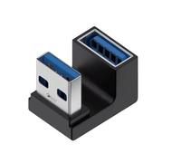 HDOYTXXM Adaptateur ergonomique USB C à 90 degrés Construction en alliage Transmission de données sans couture pour stations de travail mobiles Grande compatibilité Connecteur de type C