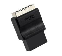 HDOYTXXM Adaptateur USB 2.0 9 broches pour l'entrée d'adaptateur, adaptateur de transmission, pour amélioration de la carte mère de bureau