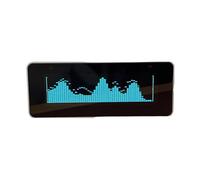 HDOYTXXM AK25664 Montre musicale couleur avec bouton de commande interactif, charge et interfaces audio de type C, aluminium, alimentation USB C, spectre musical