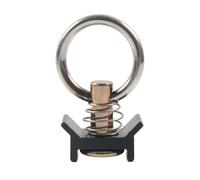 HDOYTXXM Ancrage de voie L à ressort avec capacité de 1333 lb - Anneaux en métal - Accessoires en aluminium - Pour rails de siège d'avion, systèmes multi-angle, solution de liaison