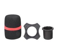 HDOYTXXM Anneaux antiroulis de Pare-Brise de Microphone Couvre-Mousse de Manchon de Tige inférieure de Pare-Brise pour KTV et sur scène Couvre-Micro pour sur scène