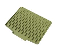 HDOYTXXM Bac d'égouttement de cuisine polyvalent avec canal de drainage déchiré Base en silicone Tapis de séchage pour plats et ustensiles