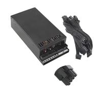 HDOYTXXM Bloc d'alimentation 700 W peu encombrant, ordinateur 1 U, contrôle thermique intelligent, accessoires de gestion des câbles, boîtier en métal, bloc d'alimentation