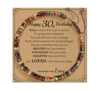 HDOYTXXM Bracelet polyvalent réglable en pierre contient un accessoire de cartes de bénédiction pour adultes tendance recherche expression bracelet bijoux mode, taille unique, comme décrit