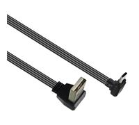 HDOYTXXM Câble d ' alimentation USB C de 10 cm à 1 m, cordon de chargement, 480 Mbps, câble de de données, prise en de la rapide 10 W pour tablettes, ligne adaptateur noire type