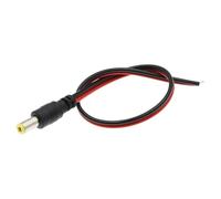 HDOYTXXM Câble d'alimentation de 5,5 x 2,1 mm, codage de polarité, accessoire de caméra de surveillance, câble de résistance industrielle