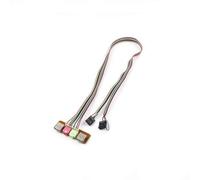 HDOYTXXM Câble d'écouteurs pour microphones USB 3 5 mm Port Adaptateur de câble 3 5 mm Port Carte mère Carte d'extension Panneau d'ordinateur Boîtier Interface avant