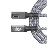 HDOYTXXM Câble USB 4 compatible avec 3/4 240 W Charge rapide 40 Gbit/s Transfert de données 8K Prise en charge vidéo pour ordinateur portable