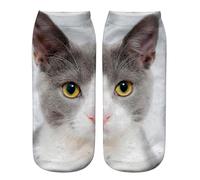 HDOYTXXM Chaussettes drôles à impression 3D Nouvelles Crasy Crews Femmes Hommes Drôle Robe en Coton à Motifs pour Enfants Garçons Adolescents Adultes Nouvelles Chaussettes d'équipage Folles, j, taille