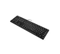HDOYTXXM Clavier arabe anglais Connexion facile USB pour frappe multilingue Bureau et jeu à domicile