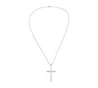 HDOYTXXM Collier léger en pierre acrylique avec croix en forme de cœur, résistant allergies, parfait pour un usage quotidien, peau sensible et tenues élégantes, accessoire de fête