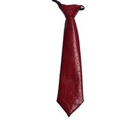 HDOYTXXM Cravate d ' école avec Simili Cuir, Cravate prénouée Vintage pour Adultes et, Uniforme d ' étudiant, Cravate en Cuir d ' université