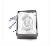 HDOYTXXM Cristal Clair Support Croisé 2 8 x 5 cm Figure Croisée Traditionnelle Verre Artisanat Cadeaux Souvenirs Décorations Chrétiennes