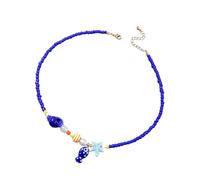 HDOYTXXM Élégant collier de perles en forme d'étoile de mer - Chaîne réglable pour les fêtes sur la plage et les vacances, taille unique, Comme décrit, Comme décrit