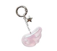 HDOYTXXM Élégant porte-clés ailes en gel acrylique accessoire léger pour un usage quotidien Sac à dos Enhancer Magie Actuel réfléchi Mode Sac à dos Porte-clés, b, taille unique