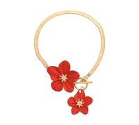 HDOYTXXM Élégante chaîne de cheville à fleurs Designs réglables pour femmes Matériaux confortables Tenue de plage Accessoires de bijoux Fleurs élégantes Bracelet de cheville Femmes, taille unique