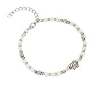 HDOYTXXM en chaîne de Perles en Forme d ' éléphant Fait à la Main, Base de 16cm + chaîne d ' Extension de 5cm, Accessoire Symbolique culturel, Bijoux de Charme d ' éléphant élégant