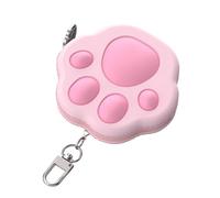 HDOYTXXM Étui de casque en silicone imperméable facile à nettoyer avec motif pattes de chat pour un séchage rapide et une résistance aux taches, port quotidien pour chat
