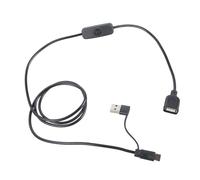 HDOYTXXM Extension de câble de USB CREATE de plusieurs longueurs avec contrôle de changement 5V2A Appareils de réfrigération à lumière de ventilateur cohérente CREATE pour relier le câble avec